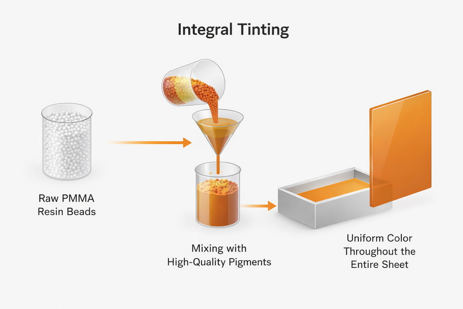 Proceso de te&ntilde;ido integral de l&aacute;minas acr&iacute;licas OEM industriales.jpg