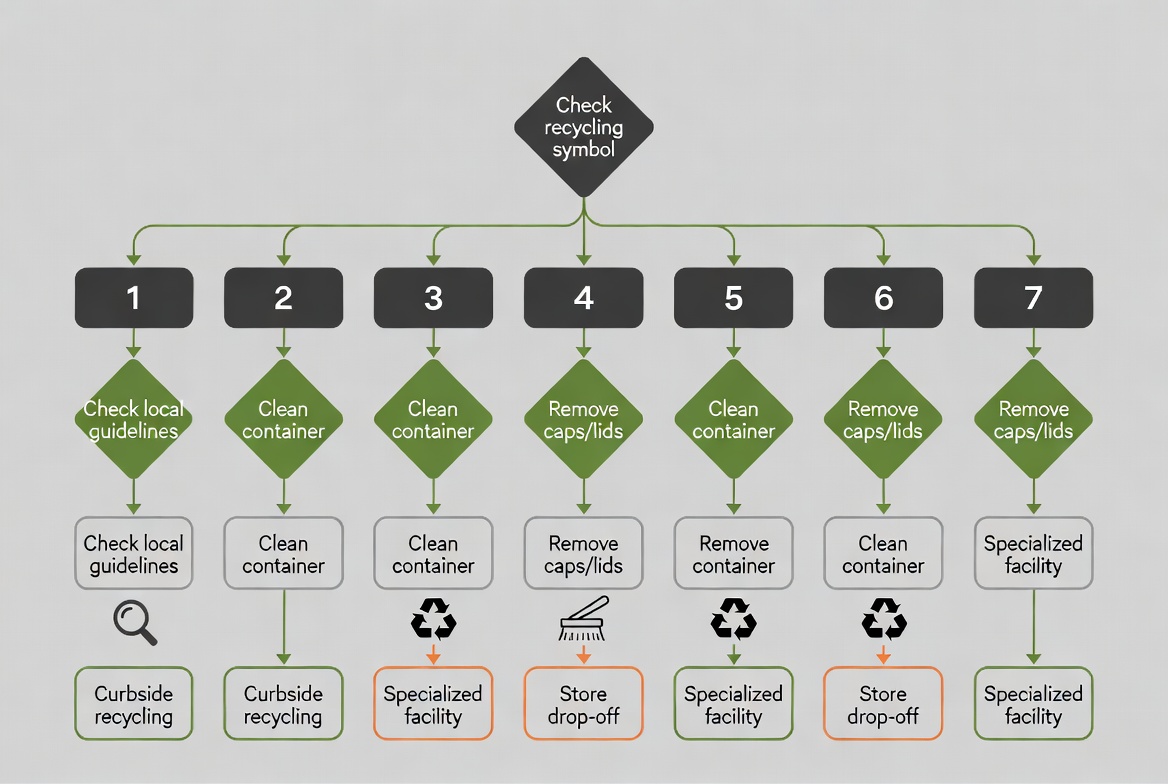 &Aacute;rbol de decisi&oacute;n sobre el reciclaje de materiales pl&aacute;sticos por parte del consumidor