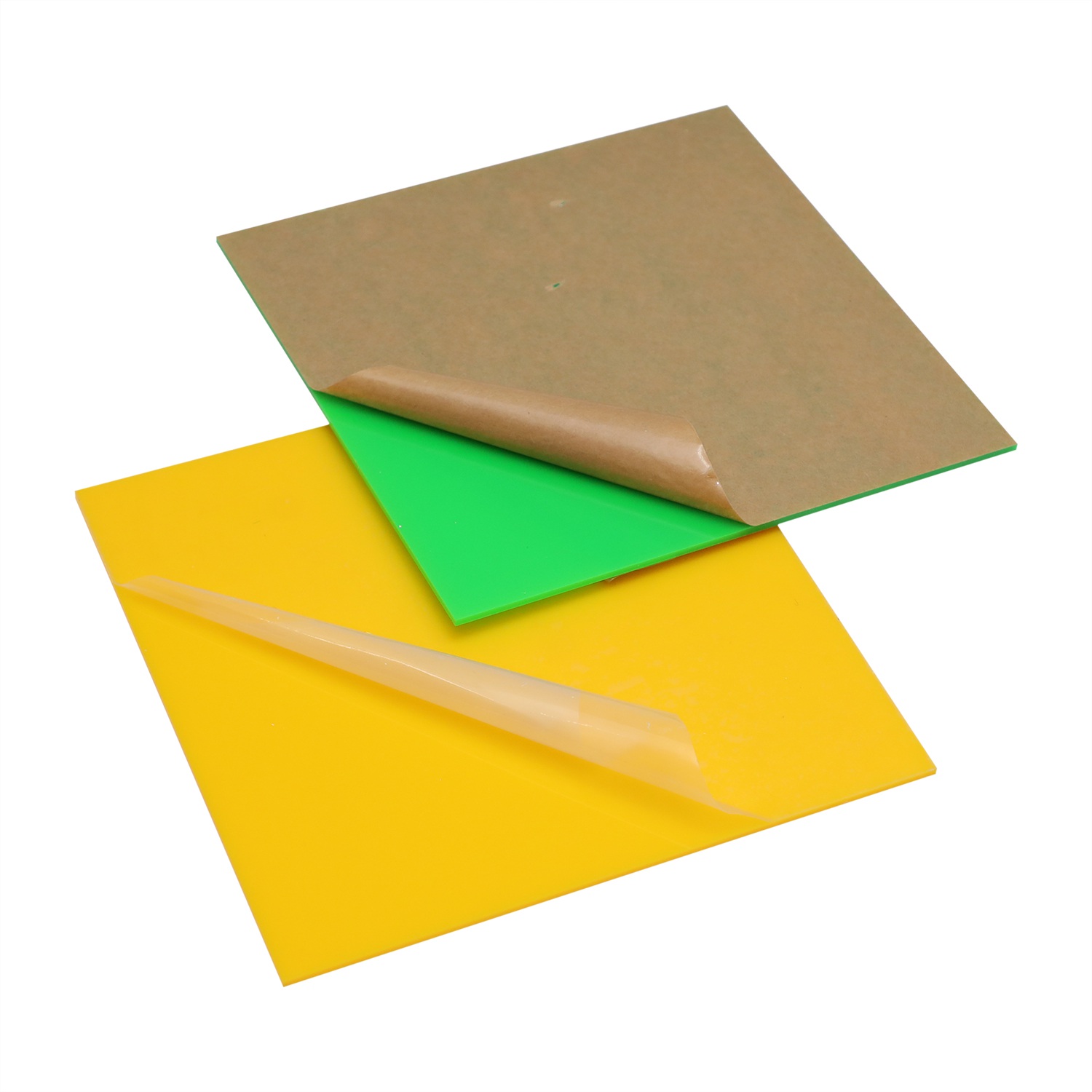 Hojas de acrílico de colores