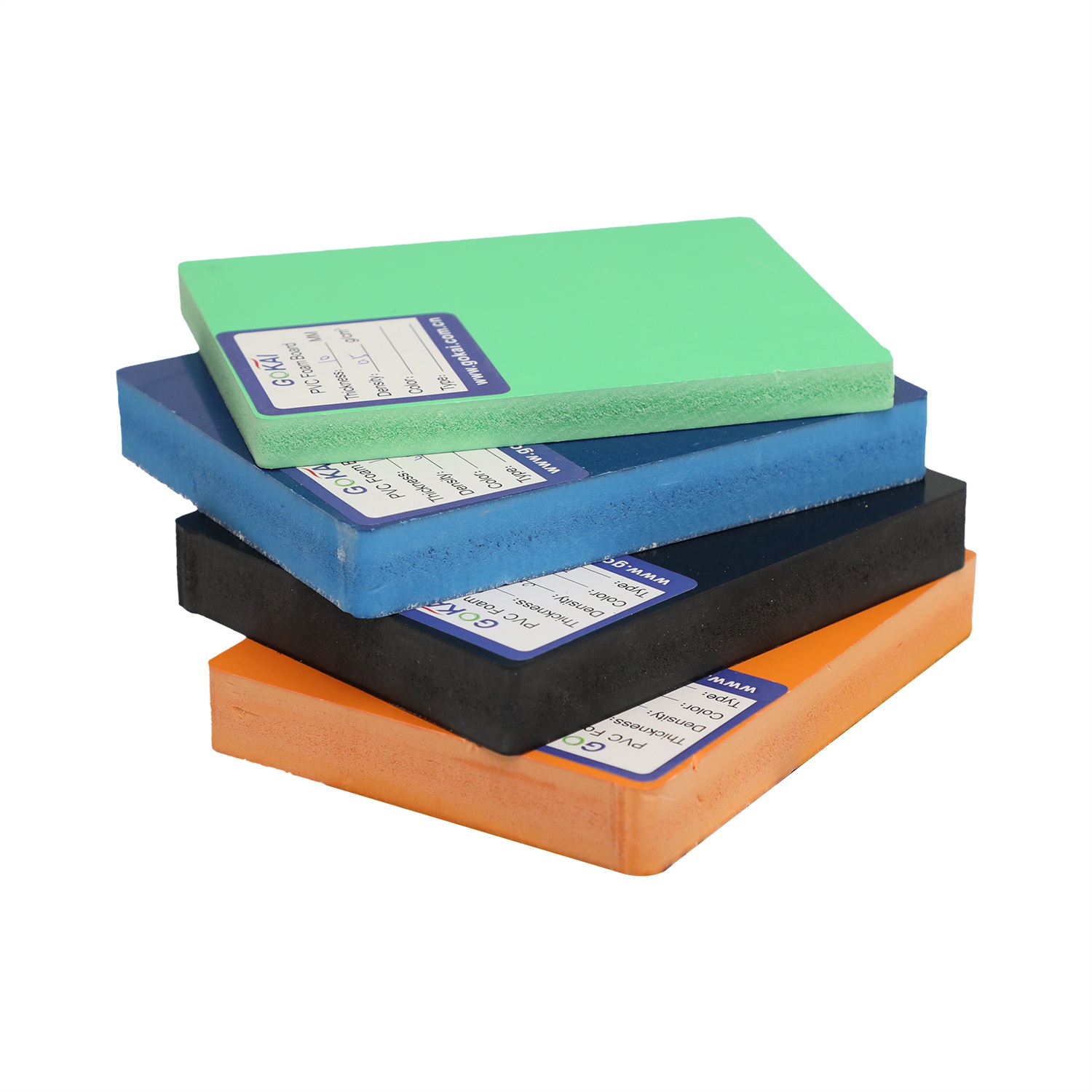 Tablero de espuma de color PVC 