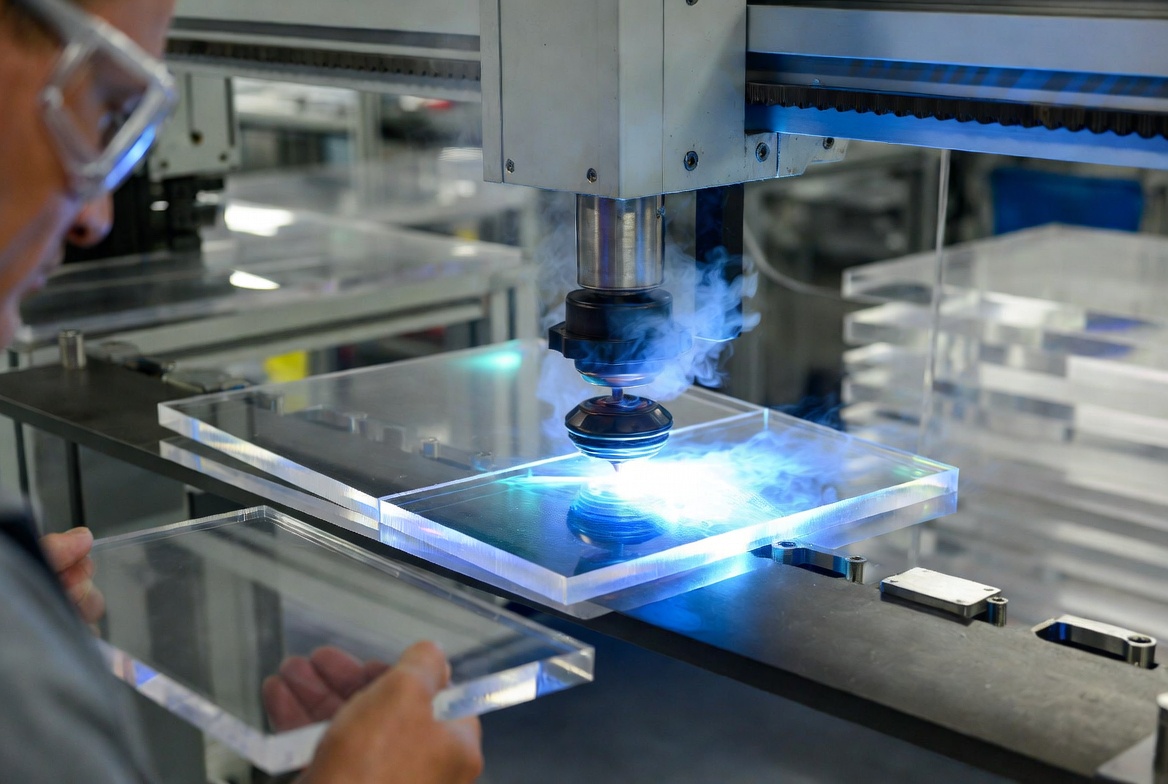 Proceso de fabricaci&oacute;n de l&aacute;minas acr&iacute;licas OEM