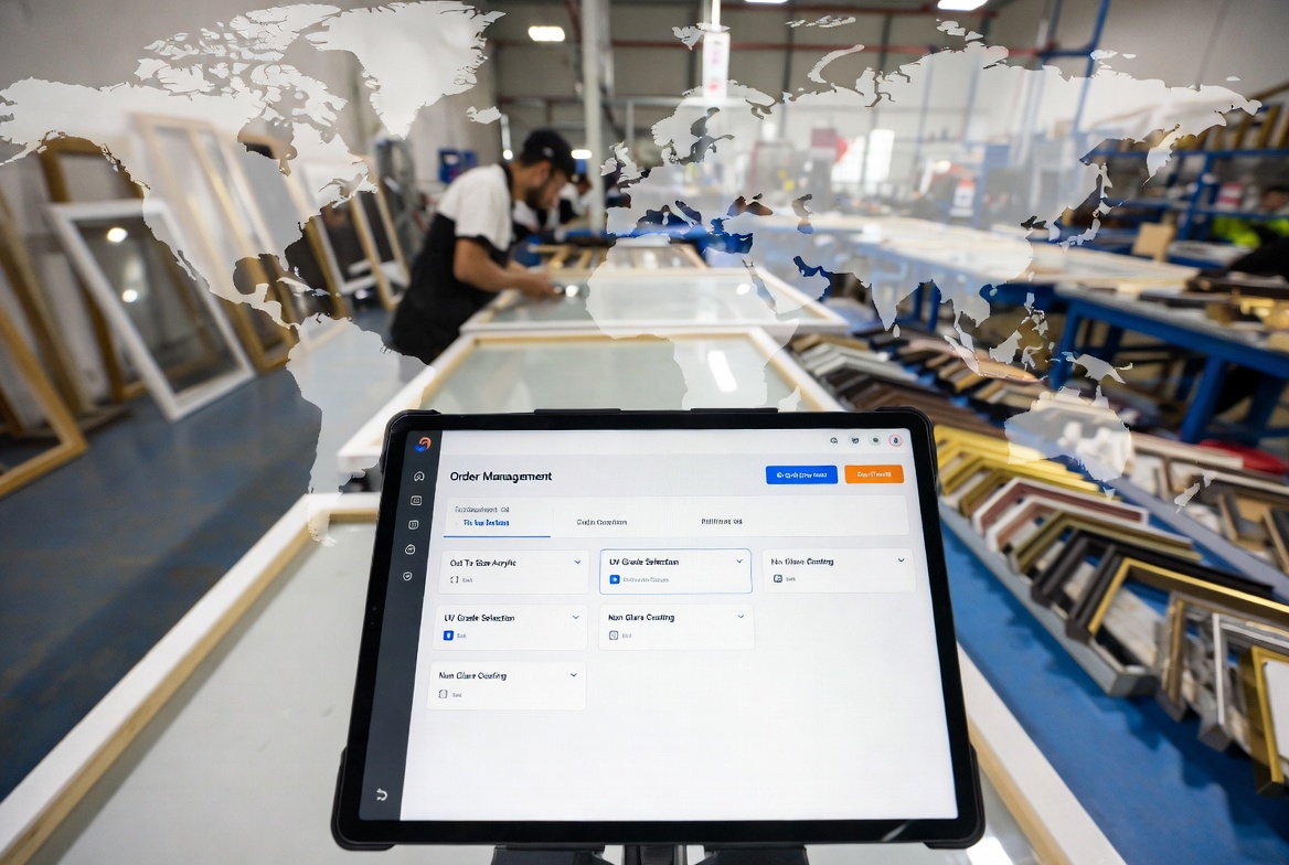 Soluciones de marcos OEM con acr&iacute;lico