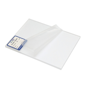 Hoja de acrílico transparente