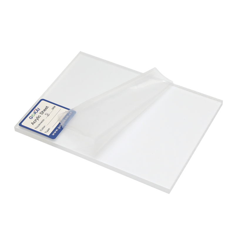 Hoja de acrílico transparente