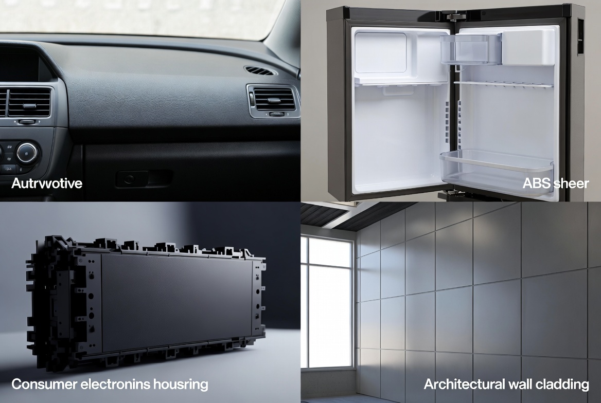 Aplicaciones de l&aacute;minas de ABS en m&uacute;ltiples industrias