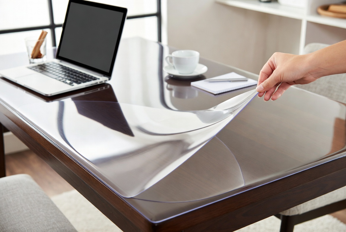 Protector acr&iacute;lico para mesa y escritorio