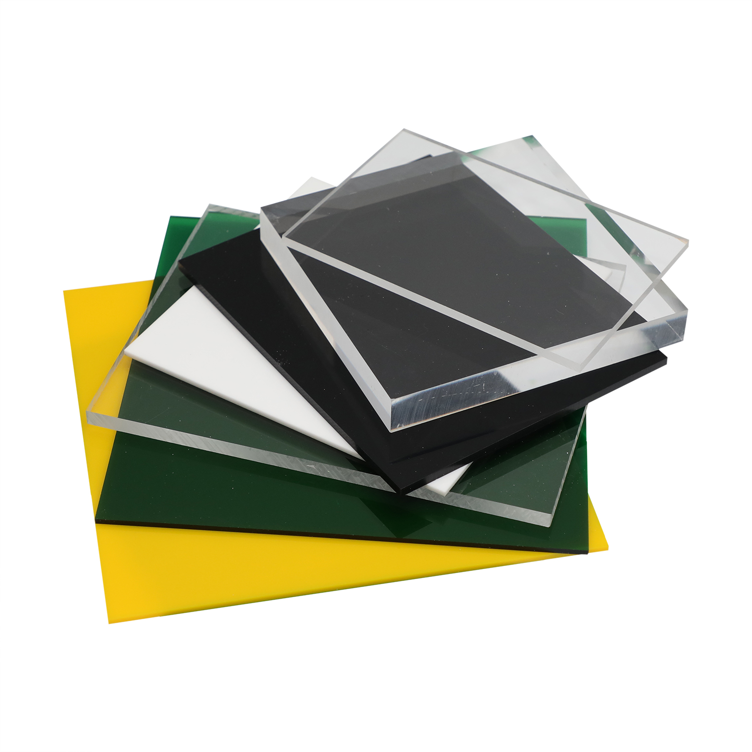 Hojas de acrílico de colores